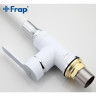 Смеситель для кухни FRAP H41 F4041 с гибким изливом белый/хром Ф35