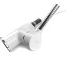Смеситель для кухни FRAP H44-8 F4044-8 с гибким изливом белый/хром