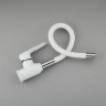 Смеситель для кухни FRAP H49 F4049 с гибким изливом белый/хром Ф35