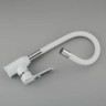 Смеситель для кухни FRAP H49 F4049 с гибким изливом белый/хром Ф35