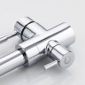 Смеситель для кухни FRAP H52 F4352 со встроенным фильтром (краном) под питьевую воду Ф35мм хром