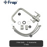 Смеситель для кухни FRAP H801 F43801 со встроенным фильтром (краном) под питьевую воду хром/сатин