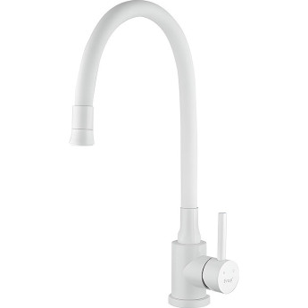 Смеситель для кухни FRAP F40994-8 с гибким изливом белый