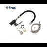 Смеситель для кухни FRAP F4049-6 с гибким изливом чёрный /хром