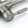 Смеситель для кухни FRAP F4352-9 со встроенным фильтром (краном) под питьевую воду оружейная сталь