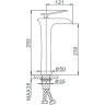 Смеситель для раковины FRAP F1052-53 белый