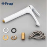 Смеситель для раковины FRAP F1052-56 белый