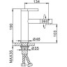 Смеситель для раковины FRAP F1052-14 Белый Хром