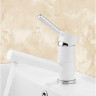 Смеситель для раковины FRAP F4544-8 белый/хром Ф35-гайка