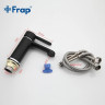 Смеситель для раковины FRAP F1049-6 чёрный /хром