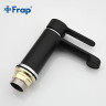 Смеситель для раковины FRAP F1049-6 чёрный /хром