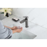 Смеситель для раковины FRAP H201-9 F10201-9 оружейная сталь