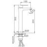 Смеситель для раковины FRAP H48 F1048-2 сатин