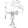 Смеситель для раковины FRAP H61 F1061-3