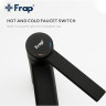 Смеситель для раковины FRAP H67-6 F1067-6 Черный матовый