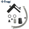 Смеситель для раковины FRAP H67-6 F1067-6 Черный матовый