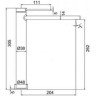 Смеситель для раковины FRAP H67-6 F1067-2 Хром