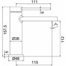 Смеситель для раковины FRAP H67 F1067 Хром