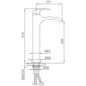 Смеситель для раковины FRAP H69 F1069-2 хром