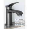 Смеситель для раковины FRAP H75 F1075-9 оружейная сталь