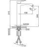 Смеситель для раковины FRAP H76 F1076-26