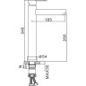 Смеситель для раковины FRAP H801-9 F10801-29
