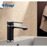 Смеситель для умывальника FRAP F1042 черный/хром