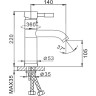 Смеситель для умывальника FRAP F1052 хром