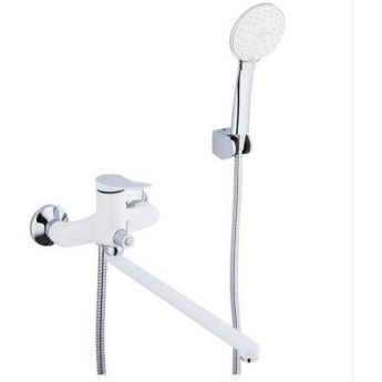 Смеситель для ванны FRAP F2245 белый/хром