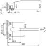 Смеситель для ванны FRAP F2245 белый/хром