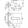 Смеситель для ванны FRAP H32 F3232 оранжевый/хром Ф35