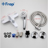 Смеситель для ванны FRAP H41 F3241 белый/хром Ф35