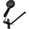 Смеситель для ванны FRAP H49-6 F2249-6 чёрный /хром