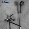 Смеситель для ванны FRAP H49-6 F2249-6 чёрный /хром