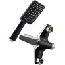 Смеситель для ванны FRAP H57 F3257 черный/хром