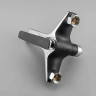 Смеситель для ванны FRAP H57 F3257 черный/хром