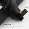 Смеситель для ванны FRAP H62 F3262 чёрный