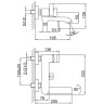 Смеситель для ванны FRAP H75 F3275