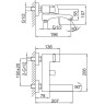 Смеситель для ванны FRAP H76 F3276