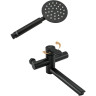 Смеситель для ванны FRAP H801-6 F32801-6 чёрный