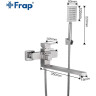 Смеситель для ванны FRAP H802 F22802 универсальный Нержавеющая сталь