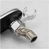 Смеситель FRAP H49-6 F2049-6 с гигиеническим душем чёрный /хром