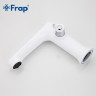 Смеситель на борт ванны FRAP H34 F1134 белый/хром на 3 отверстия белый/ хром)