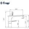 Смеситель на борт ванны FRAP H49 F1149 Белый Хром
