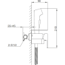 Смеситель с гигиеническим душем FRAP H76 F2076-9