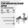 Смеситель с гигиеническим душем FRAP H801 F20801 Сатин
