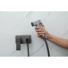 Смеситель с гигиеническим душем FRAP H84-9 F2084-9 оружейная сталь