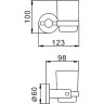 Стакан для ванной FRAP 302 F30206