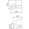 Стакан для ванной FRAP F30106