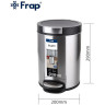 Ведро для мусора FRAP F711 5L, сатин